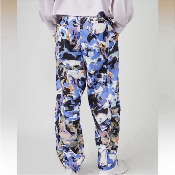 Free People FP Movement Camo Cargo Pants, Violet Splendor, M - Picture 2 of 8